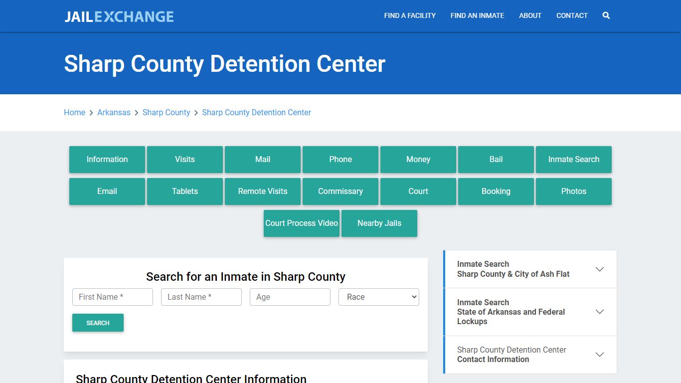 Sharp County Detention Center - Jail Exchange